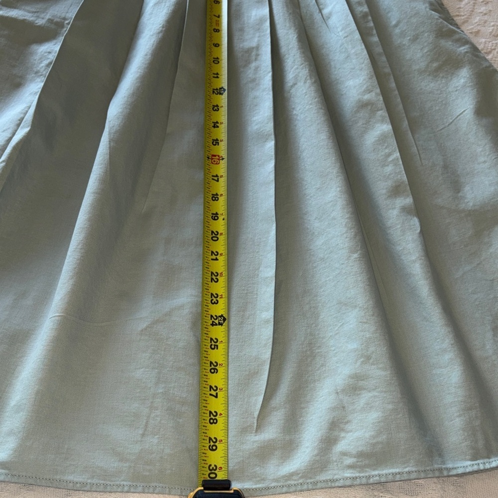 Universal Thread Women’s 100% Cotton Light Green Sleeveless Dress EUC 14 - Picture 5 of 11